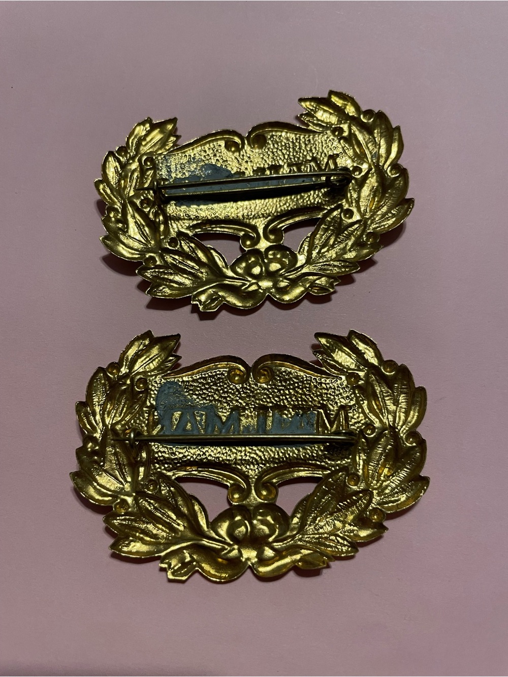 Vintage Mailman Badge Brooch #0179 you get both - Picture 2 of 11
